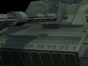 tanque brit&acirc;nico desafiador 2 Modelo 3D