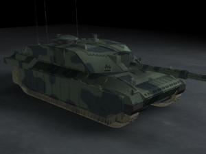 challenger2 british tank 3D Model