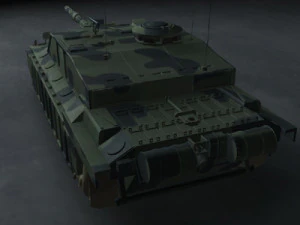 tanque brit&acirc;nico desafiador 2 Modelo 3D