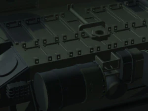 tanque brit&acirc;nico desafiador 2 Modelo 3D