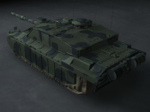 challenger2 british tank 3D Model