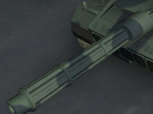 tanque brit&acirc;nico desafiador 2 Modelo 3D