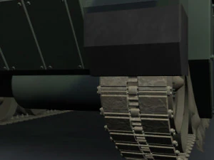 tanque brit&acirc;nico desafiador 2 Modelo 3D