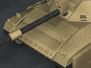 challenger2 british tank 3D 模型