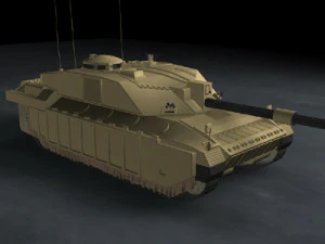 challenger2 british tank 3D Model
