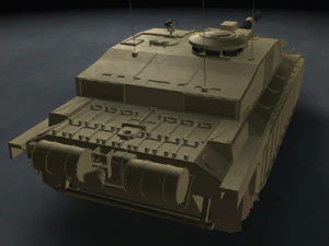 challenger2 british tank 3D Model
