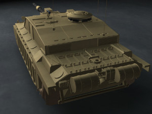 challenger2 british tank 3D 模型