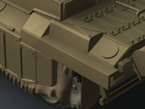 challenger2 british tank 3D 模型