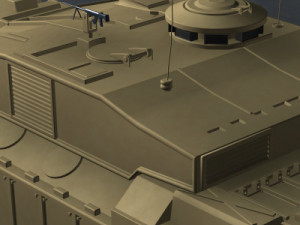challenger2 british tank 3D 模型