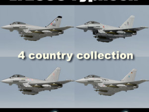 ef2000 typhoon british 4 3D Model
