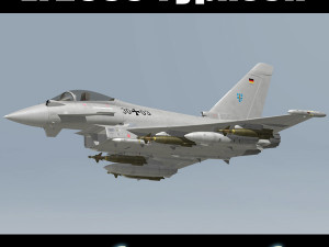 ef2000 typhoon british 4 3D मॉडल