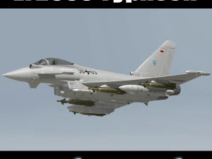 ef2000 typhoon british 4 3D Model