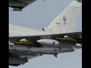 ef2000 typhoon british 4 3D मॉडल