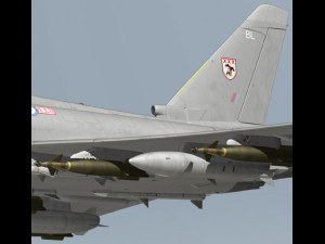ef2000 typhoon british 4 3D मॉडल