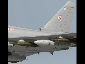 ef2000 typhoon british 4 3D Model
