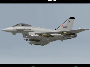ef2000 typhoon british 4 3D Model