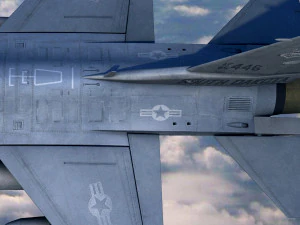 f16c fighting falcon 3D Model