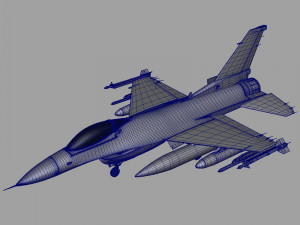 f16c fighting falcon 3D Model