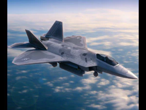 f22a raptor 3D Model