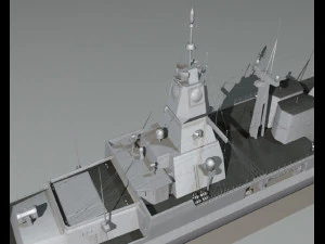 f-124萨克森级护卫舰 3D 模型