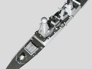 hms type45 destroyer 3D Model