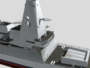 hms type45 destroyer 3D Model