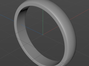 classic ring 1 3d print model Modelo de Impressão 3D
