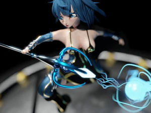 gadis ajaib Model 3D