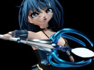 magical girl Modello 3D