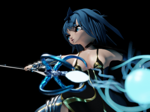 magical girl Modello 3D
