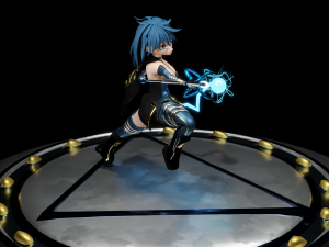 magical girl Modello 3D