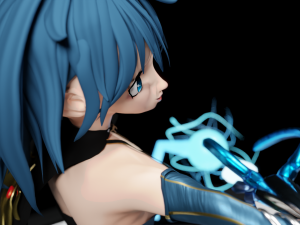 magical girl Modello 3D