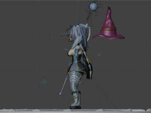 magical girl Modello 3D