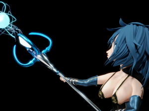 magical girl Modello 3D