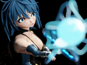 magical girl Modello 3D