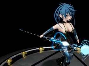magical girl Modello 3D