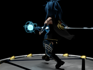 magical girl Modello 3D