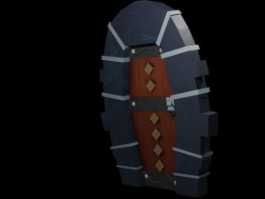 door stylized Modelo 3D
