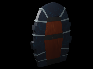 door stylized Modelo 3D