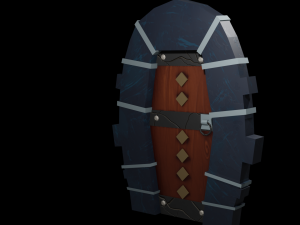 door stylized Modelo 3D