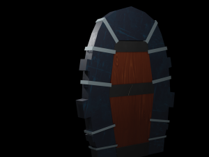 door stylized Modelo 3D