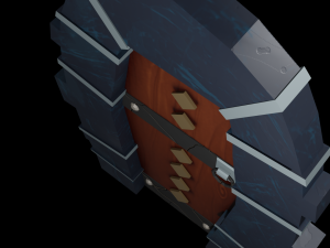 door stylized Modelo 3D