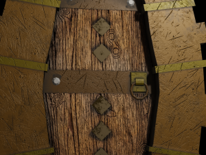 door stylized Modelo 3D
