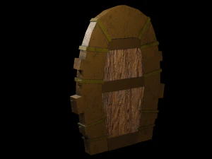 door stylized 3D Model