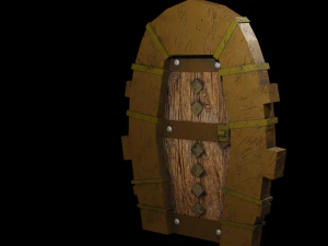 door stylized 3D Model