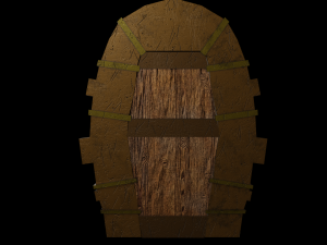 door stylized Modelo 3D