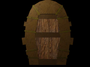 door stylized 3D Model
