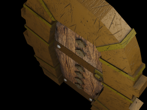 door stylized Modelo 3D