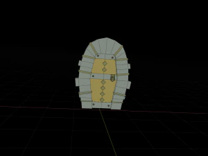 door stylized 3D Model