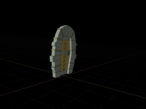 door stylized 3D Model